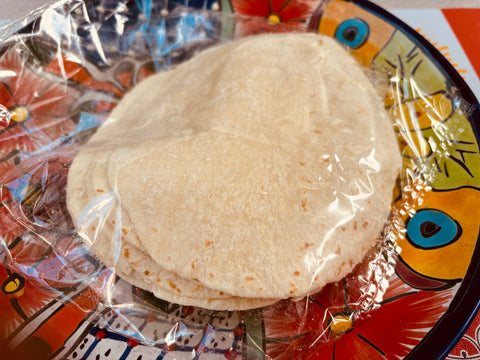 もっちり美味しいフラワートルティーヤ(12枚冷凍パック)